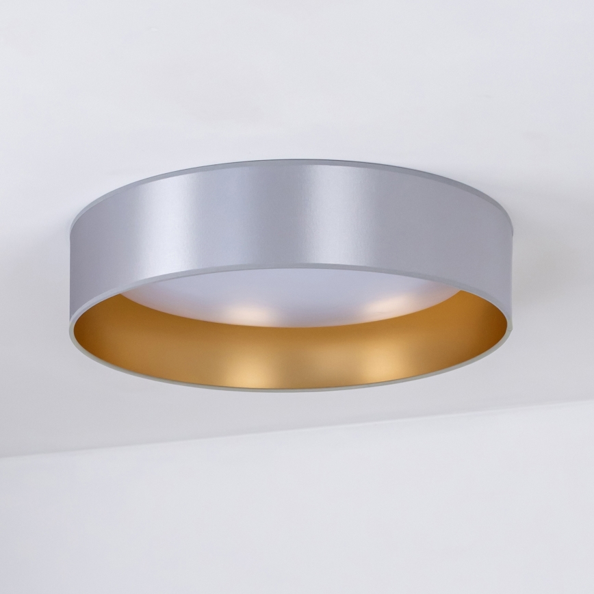 Duolla - LED Ceiling light ROLLER LED/24W/230V d. 45 cm silver/gold
