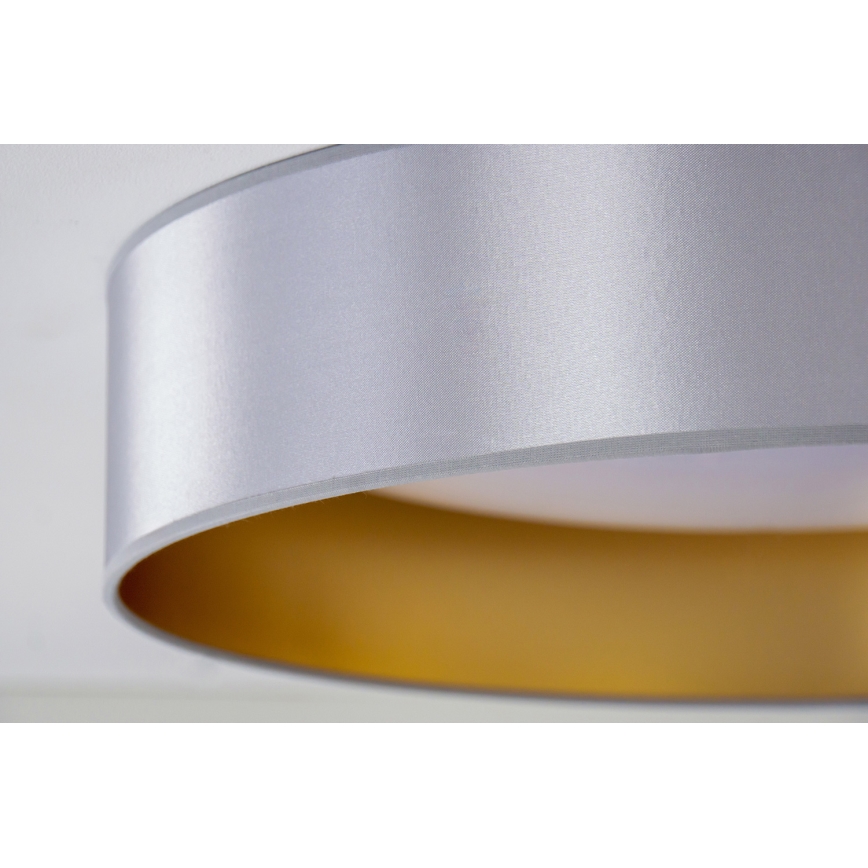 Duolla - LED Ceiling light ROLLER LED/24W/230V d. 45 cm silver/gold