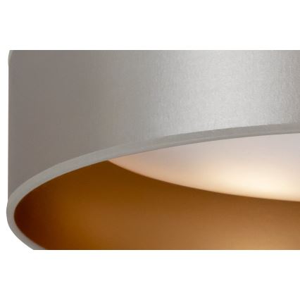 Duolla - LED Ceiling light ROLLER LED/24W/230V d. 45 cm silver/gold