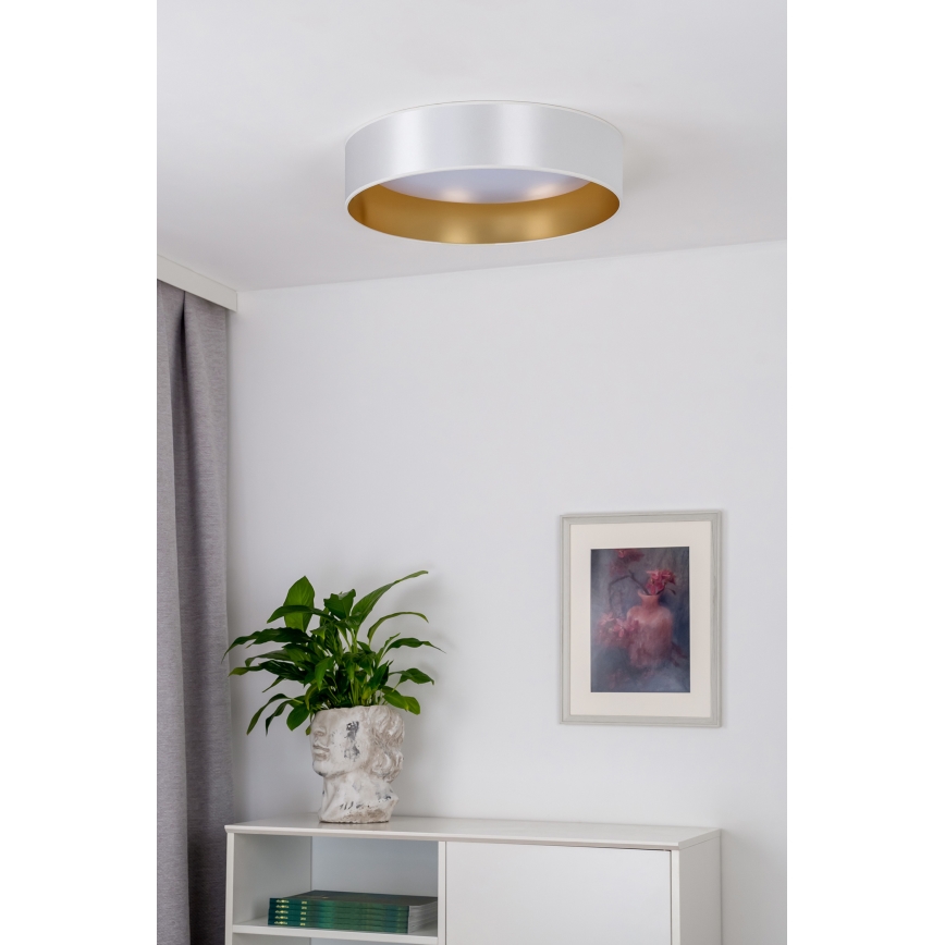 Duolla - LED Ceiling light ROLLER LED/24W/230V d. 45 cm silver/gold