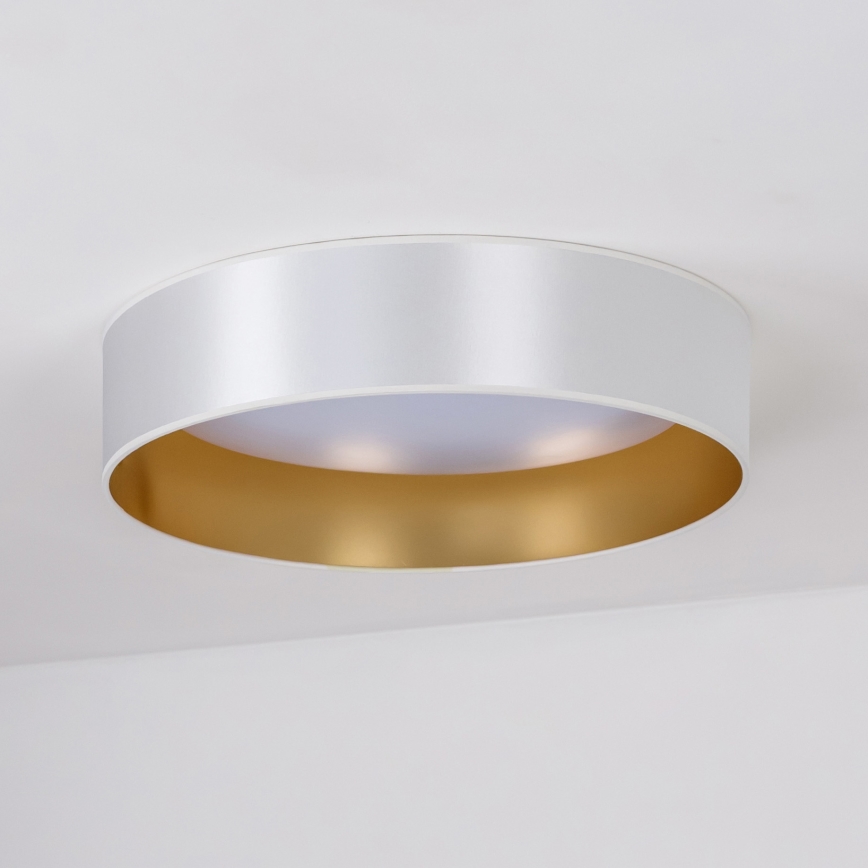 Duolla - LED Ceiling light ROLLER LED/24W/230V d. 45 cm silver/gold