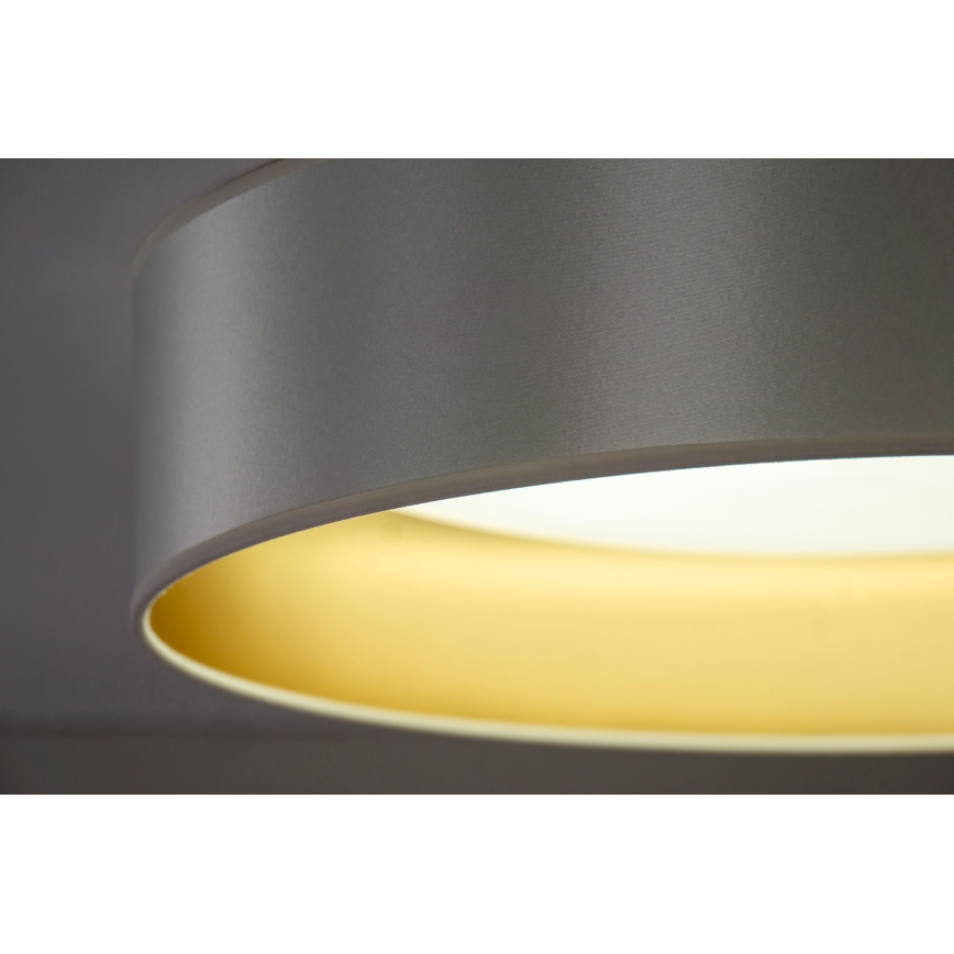 Duolla - LED Ceiling light ROLLER LED/24W/230V d. 45 cm silver/gold