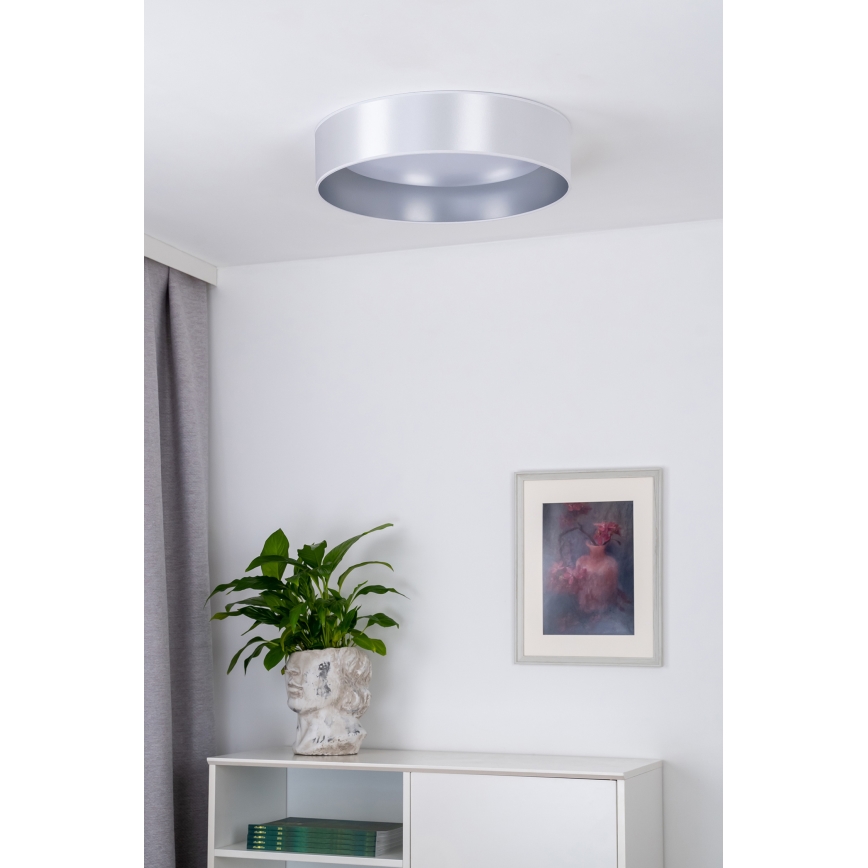 Duolla - LED Ceiling light ROLLER LED/24W/230V d. 45 cm silver