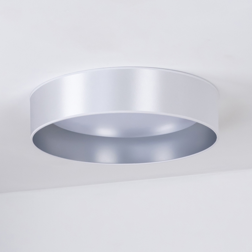 Duolla - LED Ceiling light ROLLER LED/24W/230V d. 45 cm silver