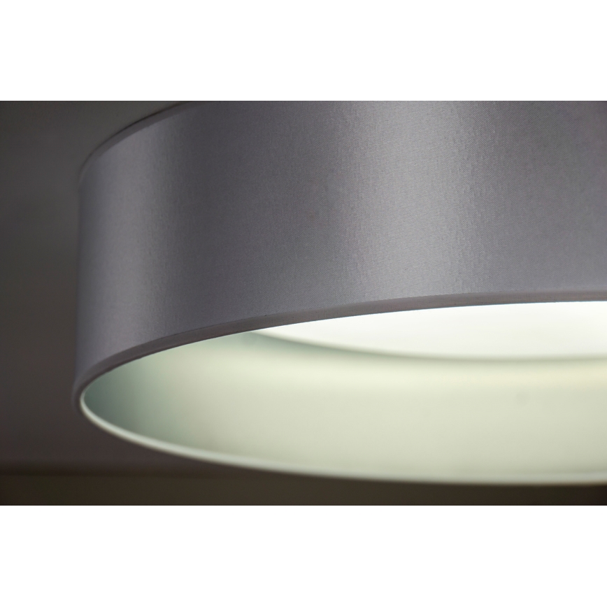 Duolla - LED Ceiling light ROLLER LED/24W/230V d. 45 cm silver
