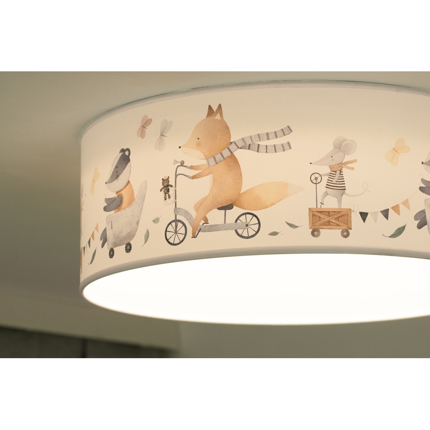 Duolla - LED Children's ceiling light CORTINA LED/26W/230V d. 40 cm 4000K