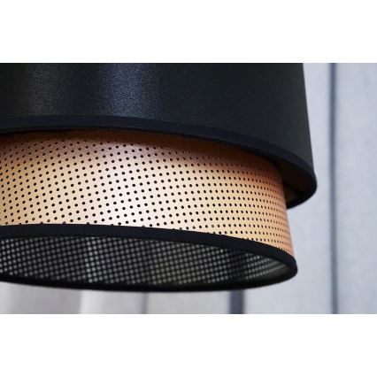 Duolla - Surface-mounted chandelier BELL SHINY 1xE27/15W/230V d. 25 cm black/copper