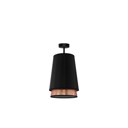 Duolla - Surface-mounted chandelier BELL SHINY 1xE27/15W/230V d. 25 cm black/copper