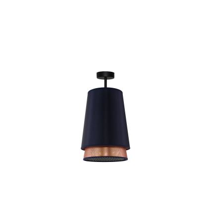 Duolla - Surface-mounted chandelier BELL SHINY 1xE27/15W/230V d. 25 cm blue/copper