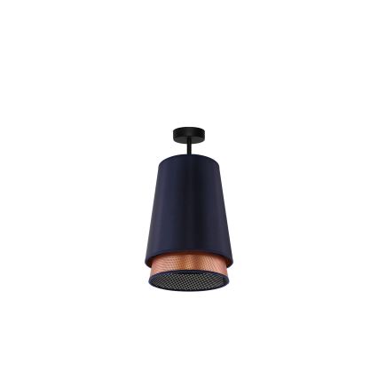 Duolla - Surface-mounted chandelier BELL SHINY 1xE27/15W/230V d. 25 cm blue/copper