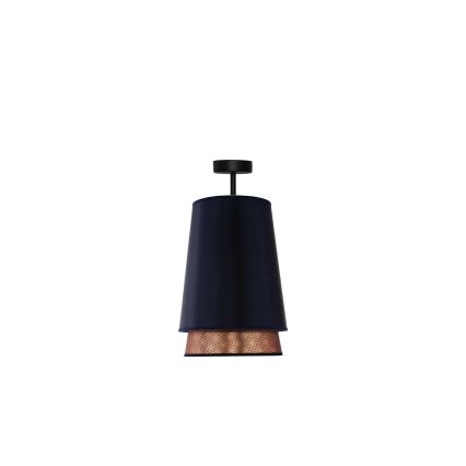 Duolla - Surface-mounted chandelier BELL SHINY 1xE27/15W/230V d. 25 cm blue/copper