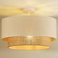 Duolla - Surface-mounted chandelier BOHO 1xE27/15W/230V d. 45 cm creamy/brown