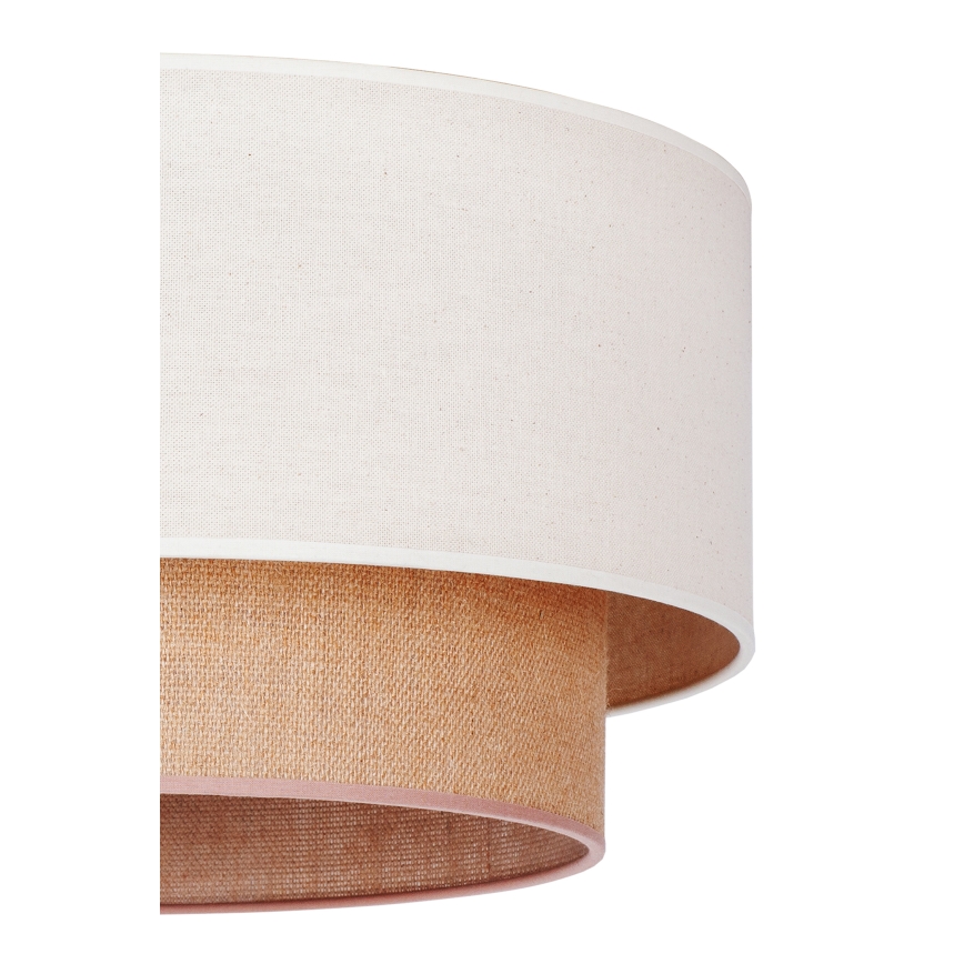 Duolla - Surface-mounted chandelier BOHO 1xE27/15W/230V d. 45 cm creamy/brown