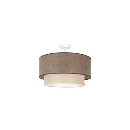 Duolla - Surface-mounted chandelier BOHO ECO RECYCLING 1xE27/15W/230V d. 45 cm brown/creamy