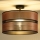 Duolla - Surface-mounted chandelier COPPER SHINY 1xE27/15W/230V d. 40 cm copper/black
