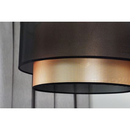 Duolla - Surface-mounted chandelier COPPER SHINY 1xE27/15W/230V d. 45 cm brown/copper