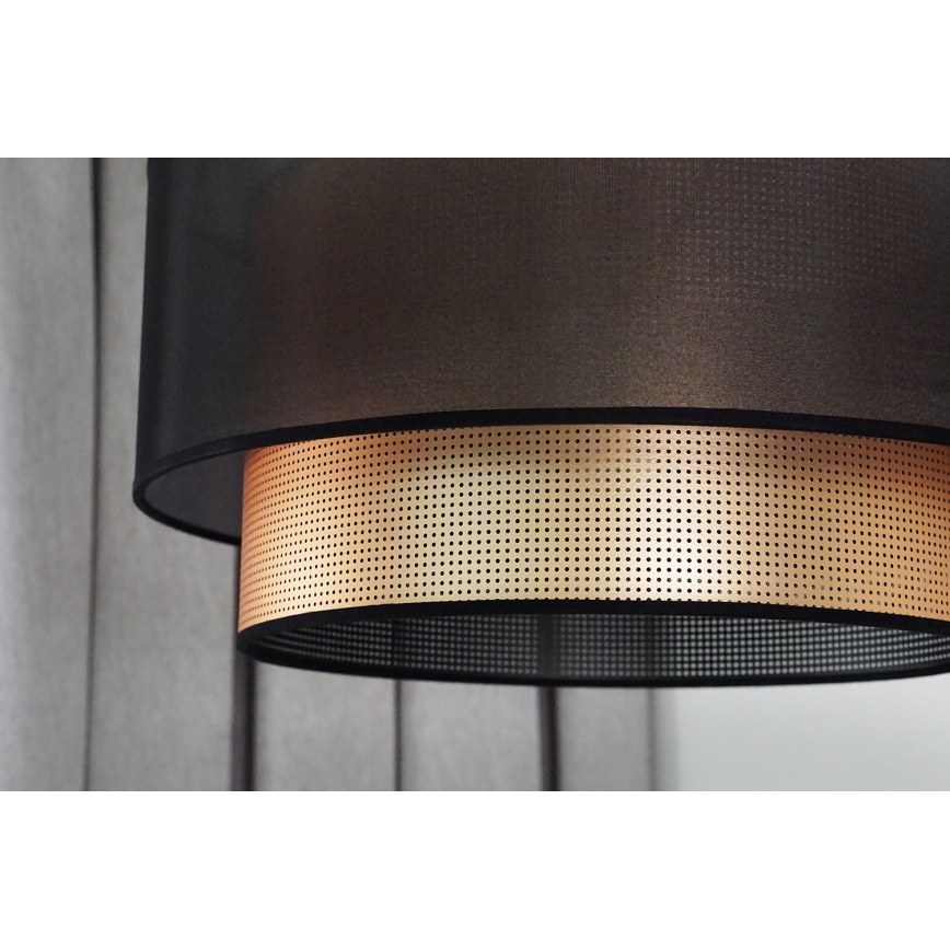 Duolla - Surface-mounted chandelier COPPER SHINY 1xE27/15W/230V d. 45 cm brown/copper
