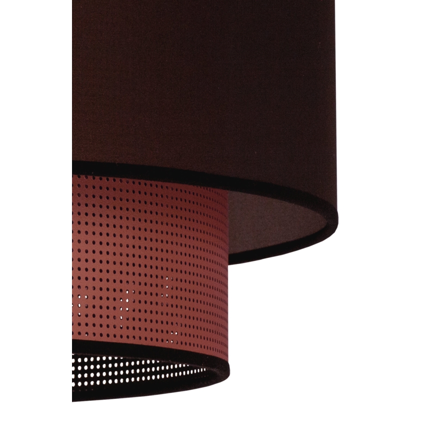 Duolla - Surface-mounted chandelier COPPER SHINY 1xE27/15W/230V d. 45 cm brown/copper