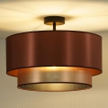 Duolla - Surface-mounted chandelier COPPER SHINY 1xE27/15W/230V d. 45 cm copper