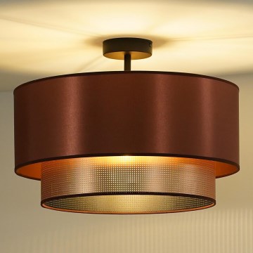 Duolla - Surface-mounted chandelier COPPER SHINY 1xE27/15W/230V d. 45 cm copper