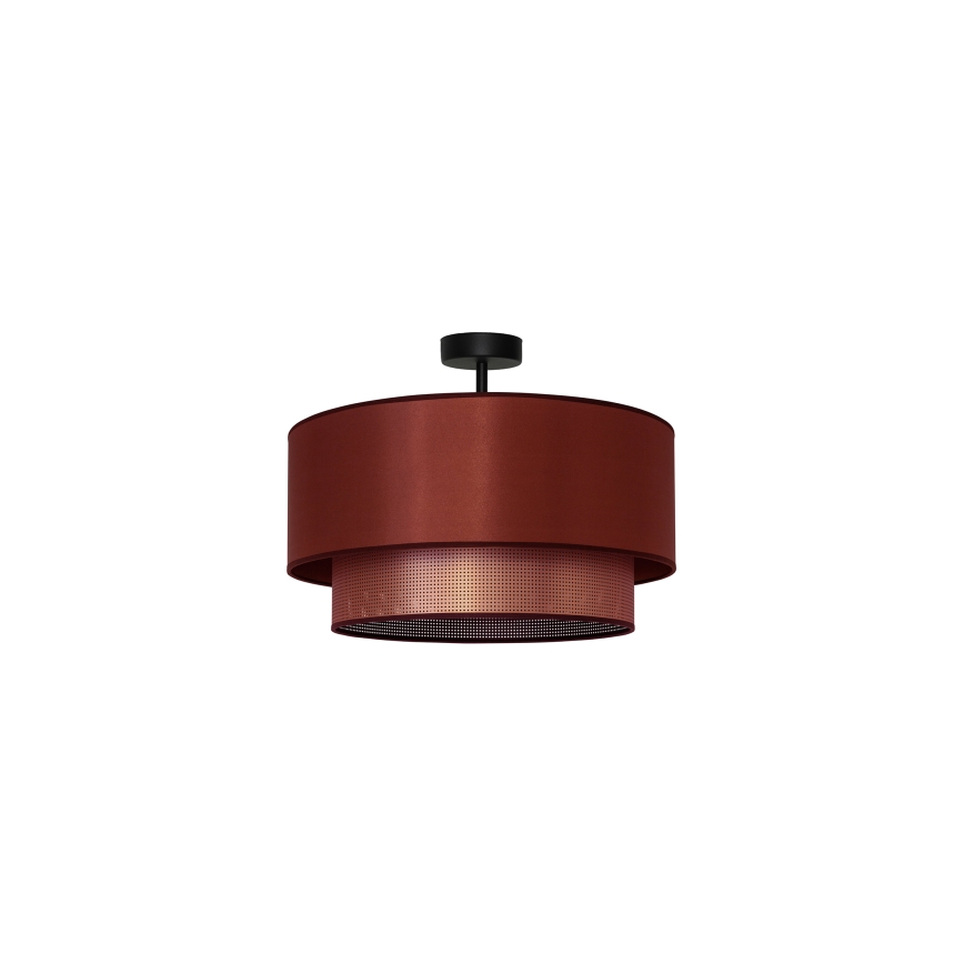 Duolla - Surface-mounted chandelier COPPER SHINY 1xE27/15W/230V d. 45 cm copper