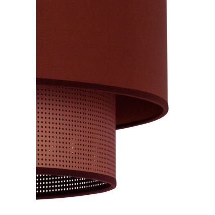 Duolla - Surface-mounted chandelier COPPER SHINY 1xE27/15W/230V d. 45 cm copper
