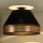 Duolla - Surface-mounted chandelier COPPER SHINY 1xE27/15W/230V d. 60 cm black/copper