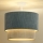Duolla - Surface-mounted chandelier CORDUROY 1xE27/15W/230V d. 40 cm blue/beige