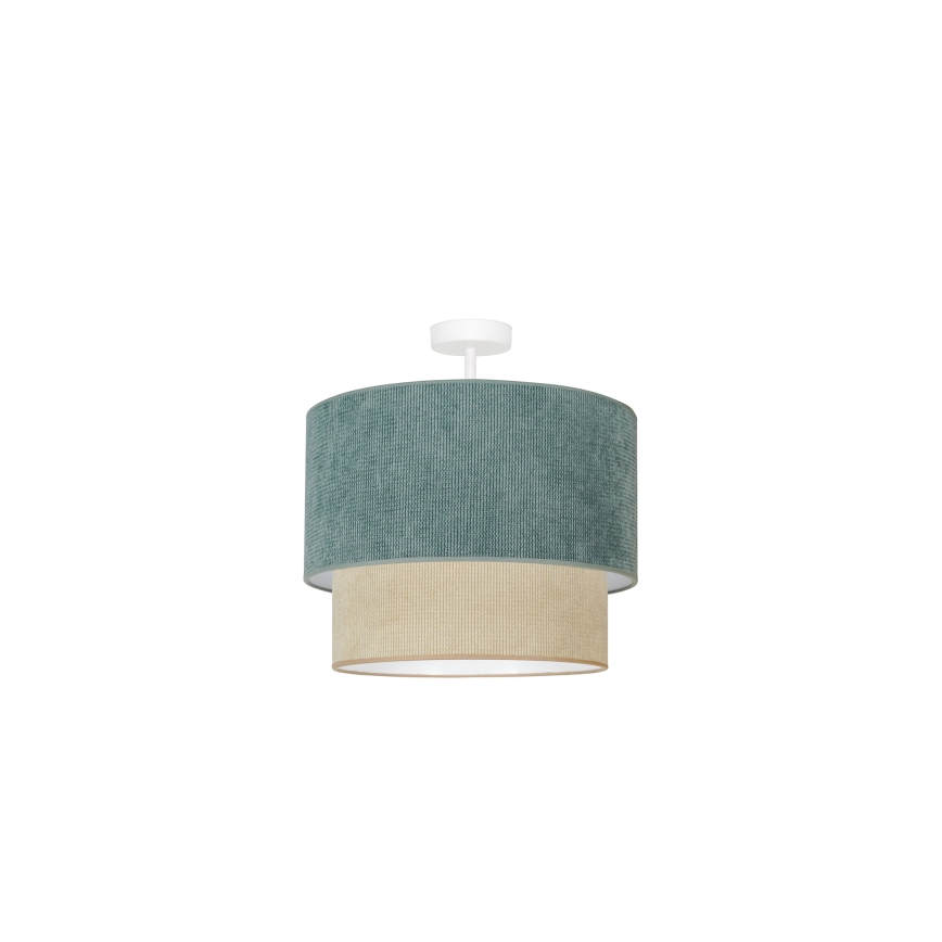 Duolla - Surface-mounted chandelier CORDUROY 1xE27/15W/230V d. 40 cm blue/beige