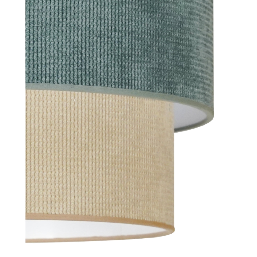 Duolla - Surface-mounted chandelier CORDUROY 1xE27/15W/230V d. 40 cm blue/beige