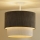Duolla - Surface-mounted chandelier CORDUROY 1xE27/15W/230V d. 40 cm brown/creamy