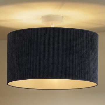 Duolla - Surface-mounted chandelier CORDUROY 1xE27/15W/230V d. 40 cm dark blue