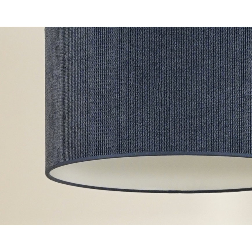 Duolla - Surface-mounted chandelier CORDUROY 1xE27/15W/230V d. 40 cm dark blue