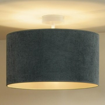 Duolla - Surface-mounted chandelier CORDUROY 1xE27/15W/230V d. 40 cm light blue