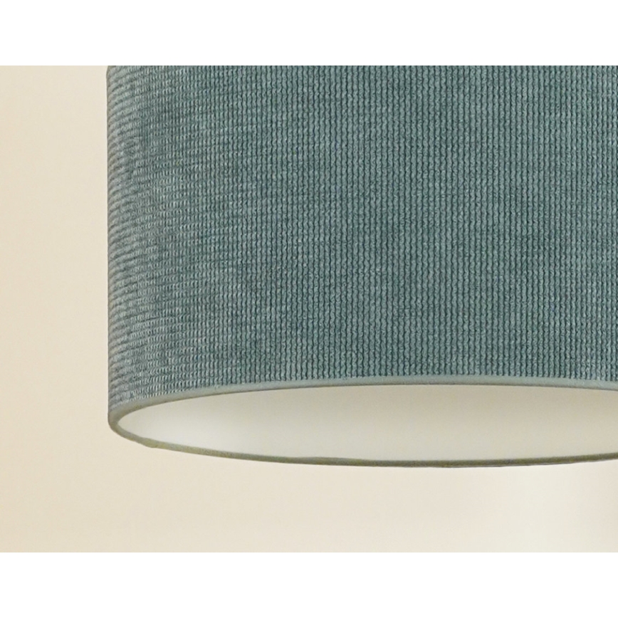 Duolla - Surface-mounted chandelier CORDUROY 1xE27/15W/230V d. 40 cm light blue