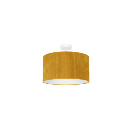 Duolla - Surface-mounted chandelier CORDUROY 1xE27/15W/230V d. 40 cm yellow
