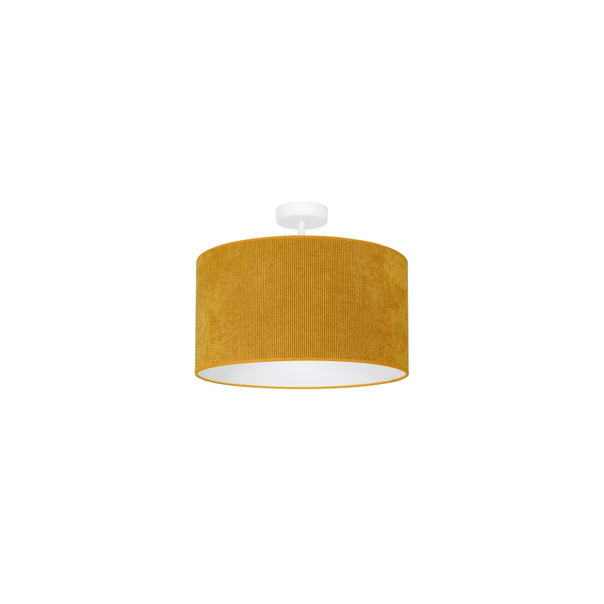 Duolla - Surface-mounted chandelier CORDUROY 1xE27/15W/230V d. 40 cm yellow