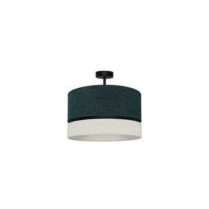 Duolla - Surface-mounted chandelier DOUBLE 1xE27/15W/230V d. 40 cm green/grey