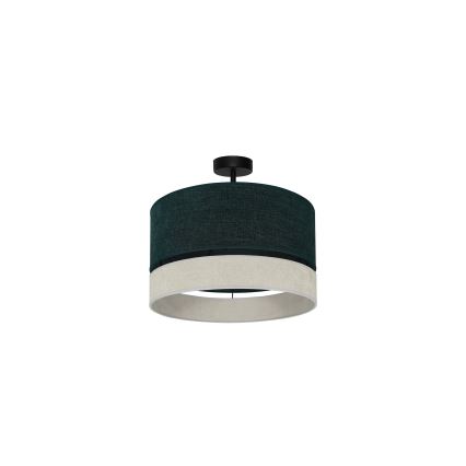 Duolla - Surface-mounted chandelier DOUBLE 1xE27/15W/230V d. 40 cm green/grey