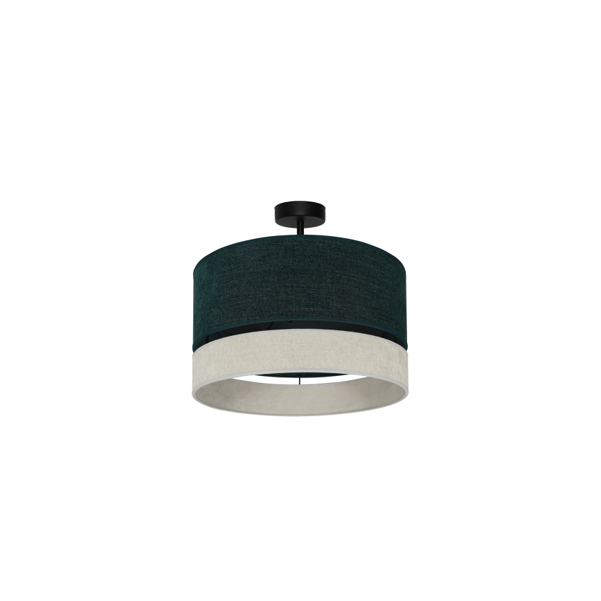 Duolla - Surface-mounted chandelier DOUBLE 1xE27/15W/230V d. 40 cm green/grey