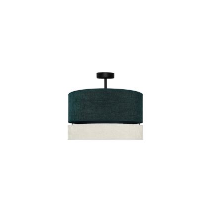 Duolla - Surface-mounted chandelier DOUBLE 1xE27/15W/230V d. 40 cm green/grey