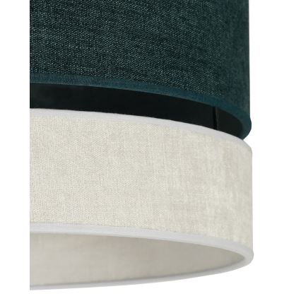 Duolla - Surface-mounted chandelier DOUBLE 1xE27/15W/230V d. 40 cm green/grey