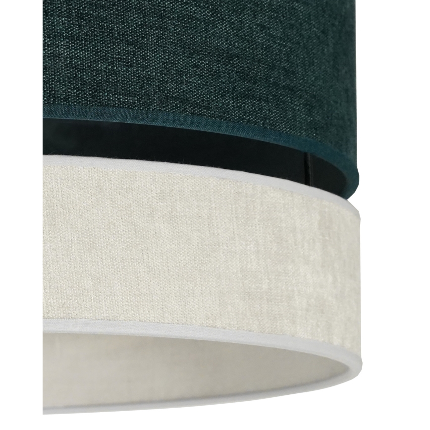 Duolla - Surface-mounted chandelier DOUBLE 1xE27/15W/230V d. 40 cm green/grey
