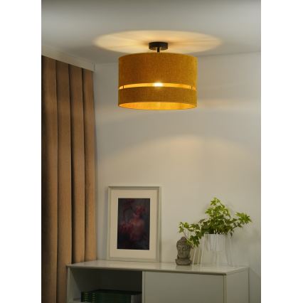 Duolla - Surface-mounted chandelier DOUBLE 1xE27/15W/230V d. 40 cm orange