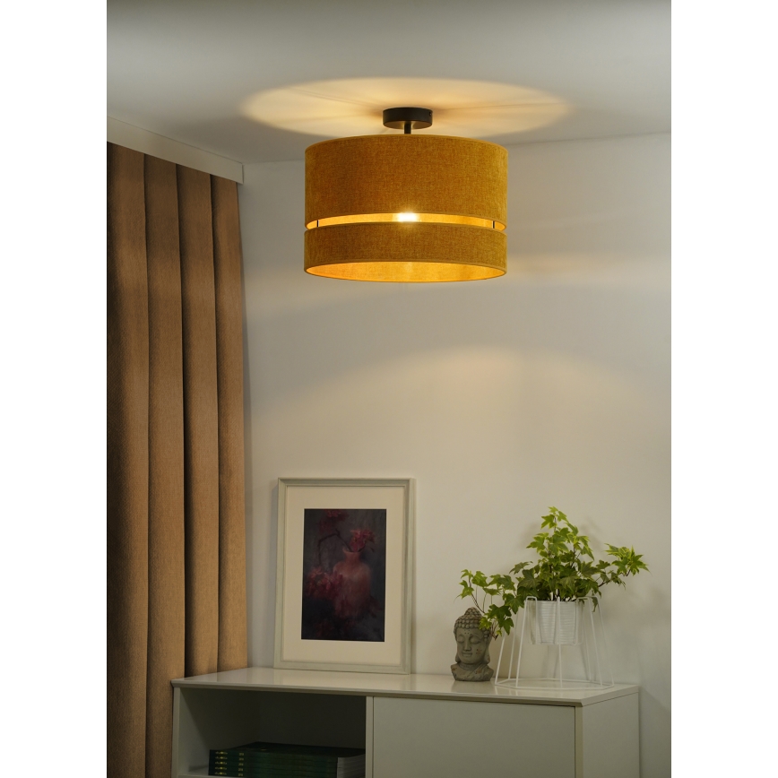 Duolla - Surface-mounted chandelier DOUBLE 1xE27/15W/230V d. 40 cm orange