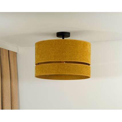 Duolla - Surface-mounted chandelier DOUBLE 1xE27/15W/230V d. 40 cm orange