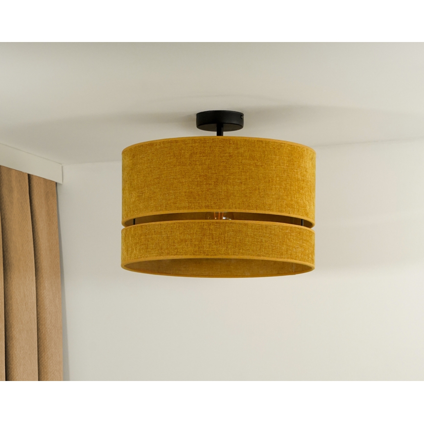 Duolla - Surface-mounted chandelier DOUBLE 1xE27/15W/230V d. 40 cm orange