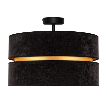 Duolla - Surface-mounted chandelier DUO 1xE27/15W/230V d. 40 cm black/gold