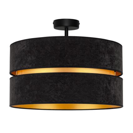 Duolla - Surface-mounted chandelier DUO 1xE27/15W/230V d. 40 cm black/gold