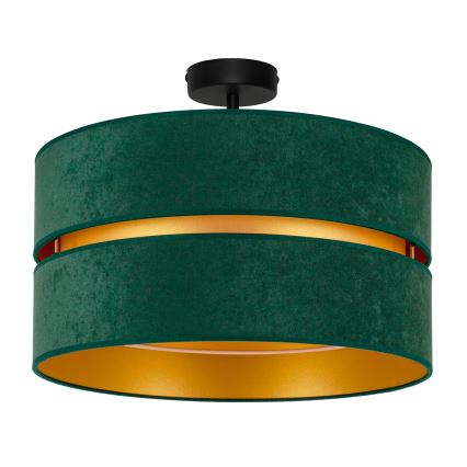 Duolla - Surface-mounted chandelier DUO 1xE27/15W/230V d. 40 cm green/gold